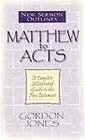 New Sermon Outlines Matthew to Acts