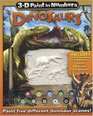 3D Paint by Numbers Dinosaurs