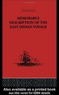 Memorable Description Of The East Indian Voyage 161825