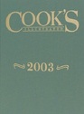 Cook's Illustrated 2003 (Cook's Illustrated Annuals)