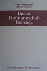 Basler HofmannsthalBeitrage