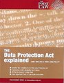 The 1998 Data Protection Act Explained