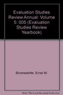 Evaluation Studies Review Annual Volume 5