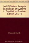 Statics Analysis and Design of Systems in Equilibrium Preview Edition Ch 710