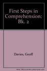 First Steps in Comprehension Bk 2