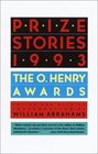 Prize Stories 1993  The O'Henry Awards