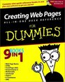 Creating Web Pages All in One Desk Reference for Dummies