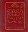 Random House Dictionary of America's Popular Proverbs and Sayings 2000 publication