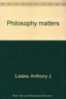 Philosophy matters