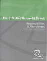 The Effective Nonprofit Board Responsibilities  Recruitment