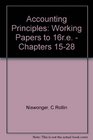 Acct Prin Working Papers Chapter 1528