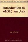 Introduction to ANSI C on Unix