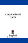 A Book Of Golf