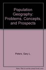 Population Geography Problems Concepts and Prospects