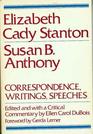 Elizabeth Cady Stanton Susan B Anthony Correspondence Writings  Speeches