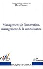 Management de l'innovation management de la connaissance