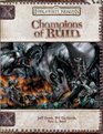 Champions of Ruin (Forgotten Realms Campaign Setting (DD): Core Rules)