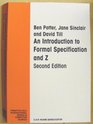 Introduction to Formal Specification and Z