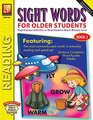Sight Words for Older Students Book 2