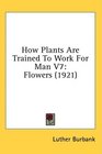 How Plants Are Trained To Work For Man V7 Flowers