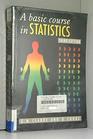 A basic course in statistics