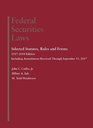 Federal Securities Laws Selected Statutes Rules and Forms