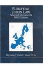 European Union Law Selected Documents 2002