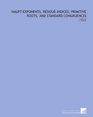HauptExponents ResidueIndices Primitive Roots and Standard Congruences 1922