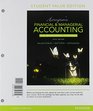 Horngren's Financial  Managerial Accounting The Managerial Chapters Student Value Edition Plus MyAccountingLab with Pearson eText  Access Card Package