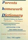 The Parent's Homework Dictionary
