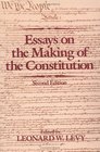 Essays on the Making of the Constitution