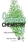 Coordination Chemistry Twentieth International Conference on Coordination Chemistry Calcutta India 1014 Dec1979 Proceedings