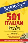 501 Italian Verbs with CDROM
