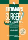 Stedman's Surgery Words MultiUser Includes Anatomy Anesthesia  Pain Managemen