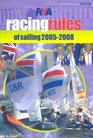 RYA Racing Rules of Sailing 20052008
