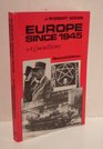 Europe since 1945 A concise history