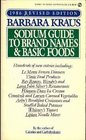 1986 Sodium Guide to Brand Names and Basic Foods