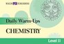 Daily Warmups Chemistry Level II