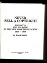 Never Sell a Copyright