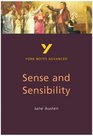 York Notes Advanced on Jane Austen's Sense and Sensibility