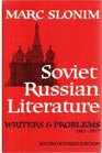 Soviet Russian Literature Writers and Problems 19191977