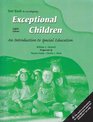 Test Bank to Accompany Exceptional Children An Introduction to Special Education