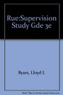 Student Study Guide for use with Supervision Key Link to Productivity