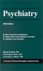 Psychiatry 2002 Edition