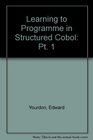 Learning to Programme in Structured Cobol Pt 1