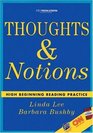 Thoughts  Notions High Beginning Reading Practice