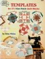 Templates for 171 Nine Patch Quilt Blocks