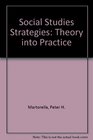 Social Studies Strategies Theory into Practice
