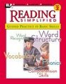 Reading Simplified Guided Practice in Basic Skills
