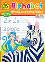 School Zone  Alphabet Writing  Drawing Tablet Workbook  96 Pages Ages 3 to 7 Preschool Kindergarten 1st Grade Letters Printing Tracing